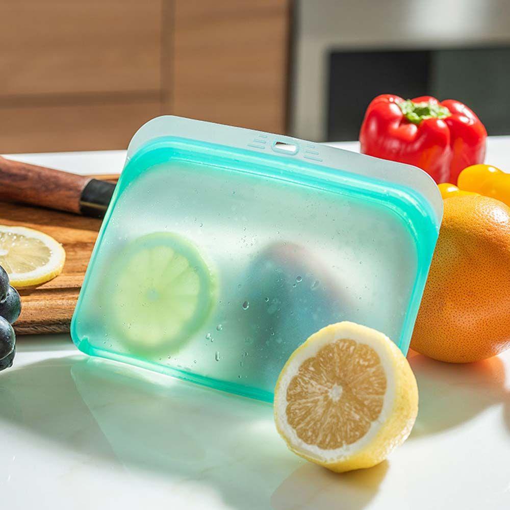 Túi Silicone Đựng Trái Cây Chống Rò Rỉ Có Thể Tái Sử Dụng