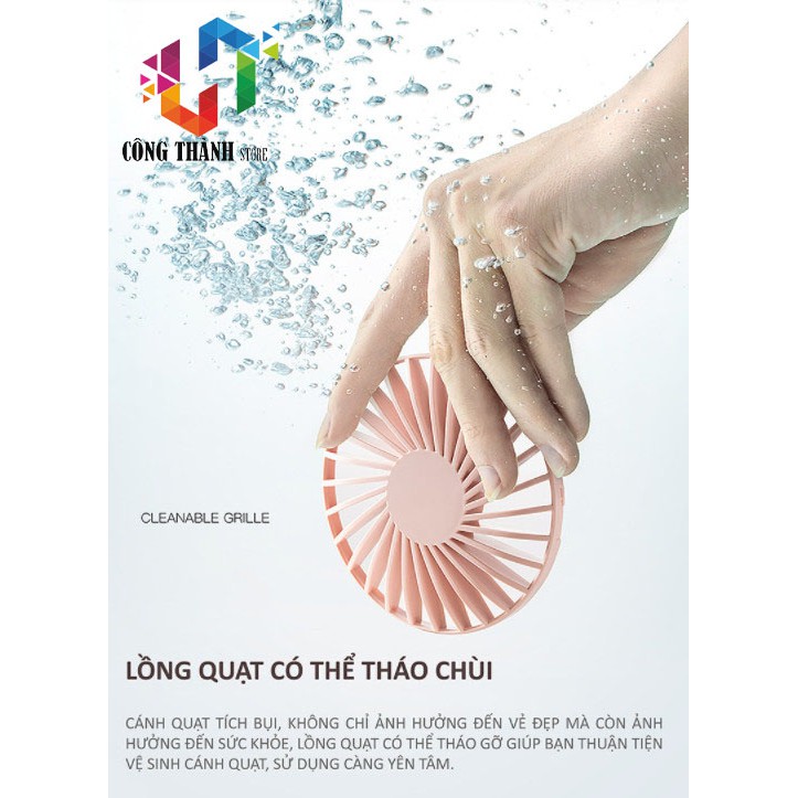 [Hàng Chính Hãng] Quạt mini cầm tay tỏa hương thơm Jisulife F2B | BigBuy360 - bigbuy360.vn