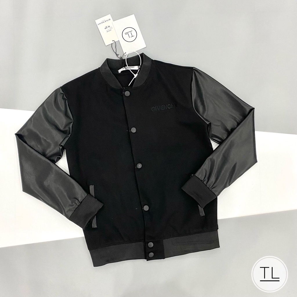 Áo khoác   Bomber Teddy G.V.C tay da