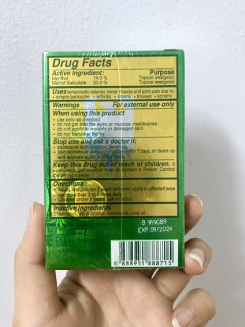 Dầu xanh Eagle Brand 2 nắp - 24ml