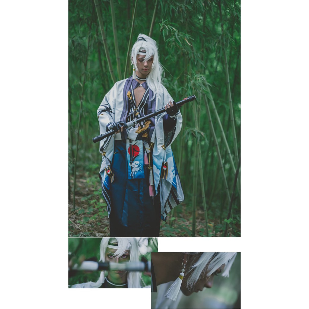 Set thời trang cosplay kimono [Âm Dương Sư - Vạn Niên Trúc skin] Thu 2020