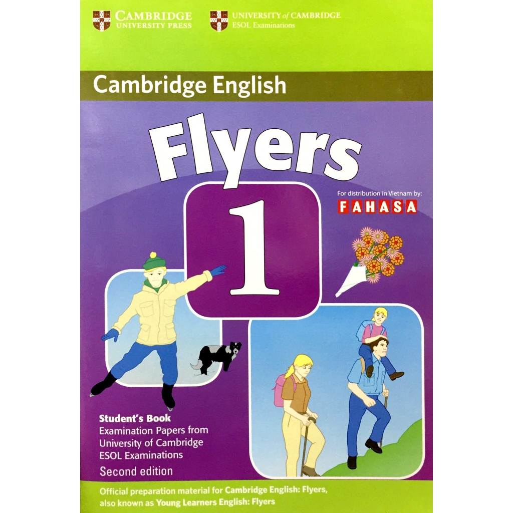 Sách - Cambridge Young Learner English Tests  Flyers 1 SB FAHASA Reprint Edition