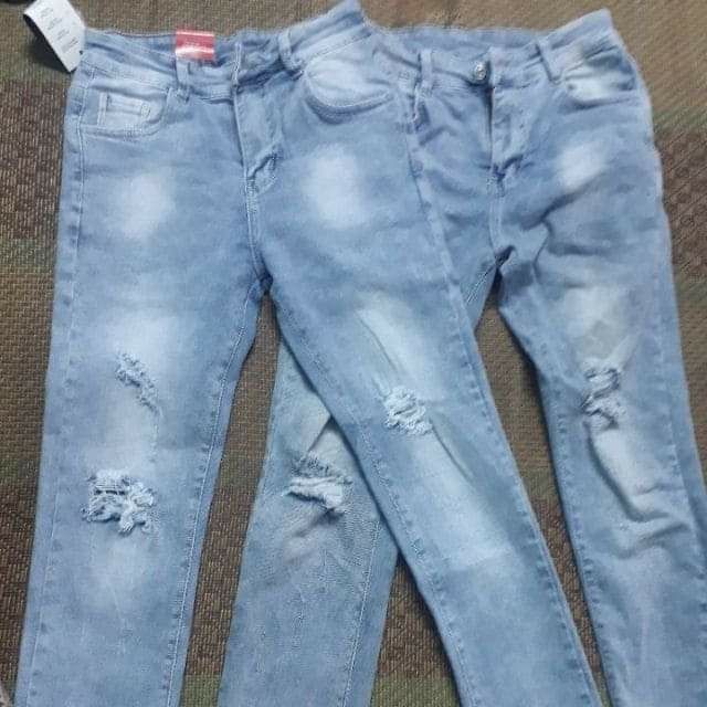 QUẦN JEAN NAM Rách Gối Cao Cấp Hàn Quốc Vải BÒ RÁCH | BigBuy360 - bigbuy360.vn