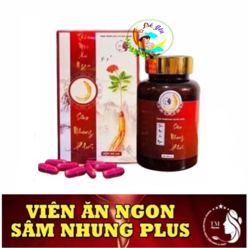 [Chính hãng] Tăng cân Sâm Nhung Plus ăn khỏe ngủ ngon