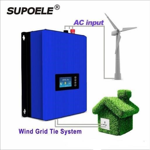 Inverter hòa lưới gió 1Kw 45-90V