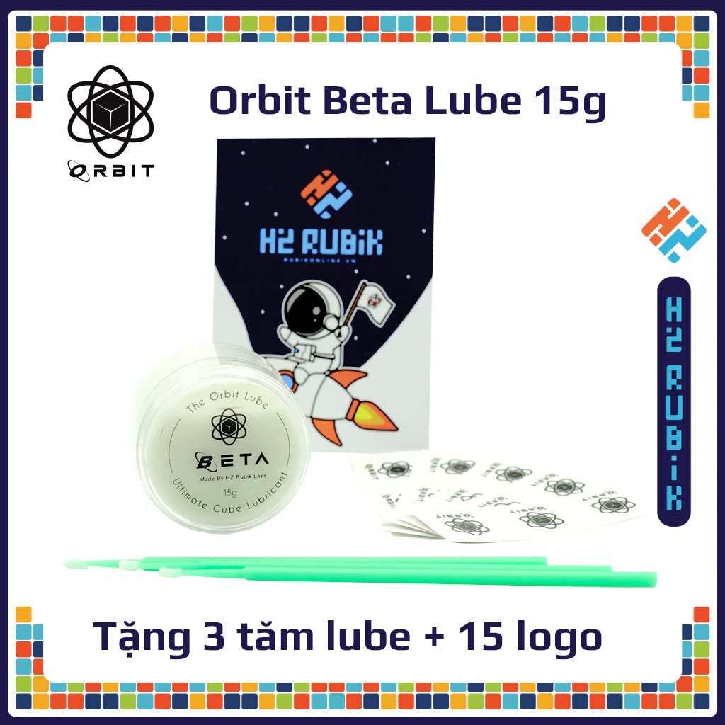 Dầu bôi trơn rubik Orbit Alpha Lube và Beta Lube cao cấp H2 Rubik Shop