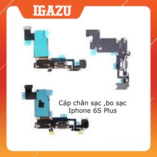 Cáp chân sạc / bo sạc Iphone 6S Plus / 6SP zin bóc máy (màu trắng-đen) - IGAZU