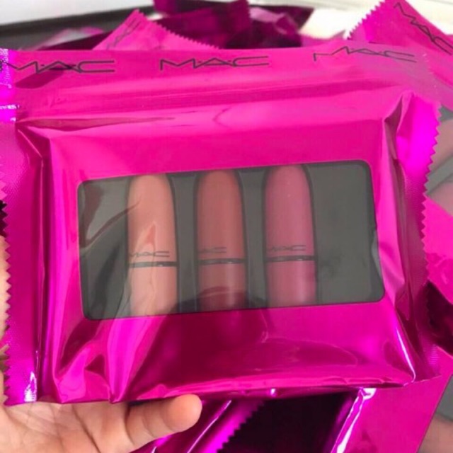 MAC 🌟🌟Tách Set son Mac 3 cây Full siêu iu luôn.