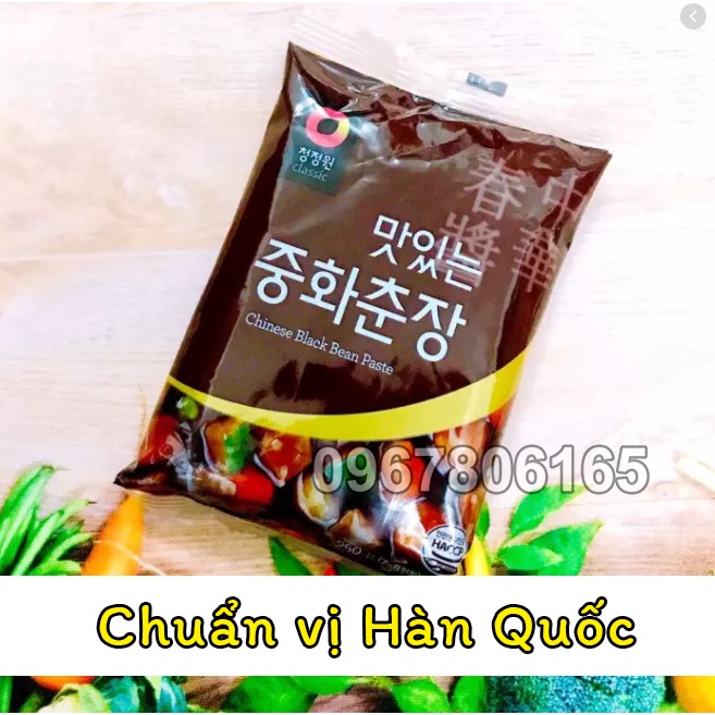 SỐT TƯƠNG ĐEN – Sốt Nấu Mì Tương Đen Chuẩn Vị Hàn Quốc Chinese Black Bean Paste 250g