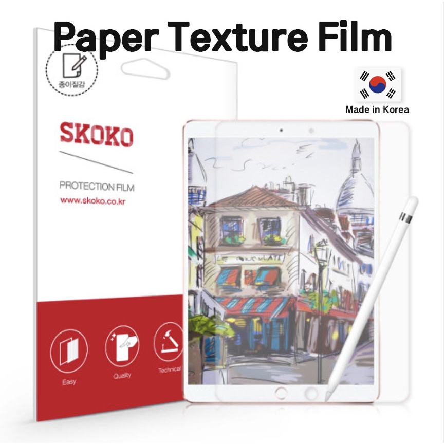 [Skoko] iPad Paper Touch Screen Flim 3rd Generation 4th Generation 10.9inch, 10.2 7th Generation Pap