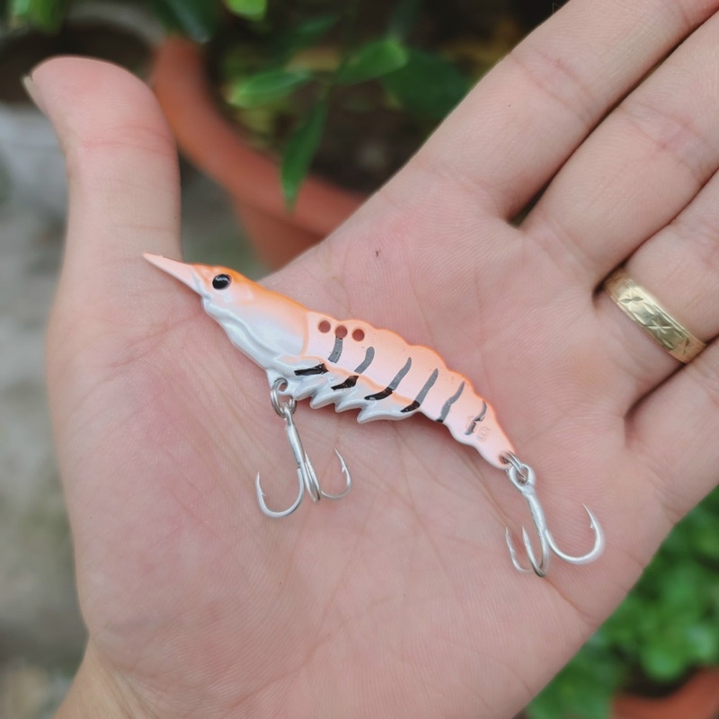 Mồi tôm sắt câu Lure