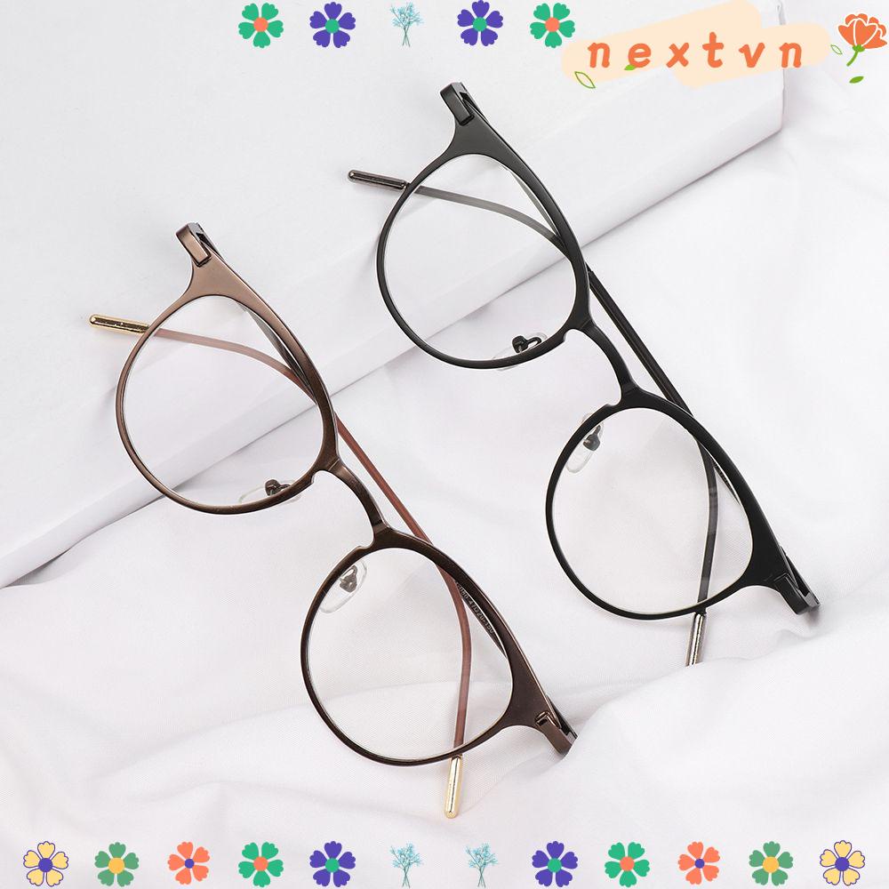 Mắt Kính Gọng Kim Loại Tròn Phong Cách Cổ Điển Thời Trang