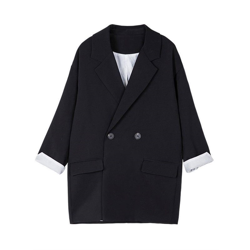 Áo khoác vest phong cách Hàn Quốc form rộng thanh lịch trẻ trung cho nữ