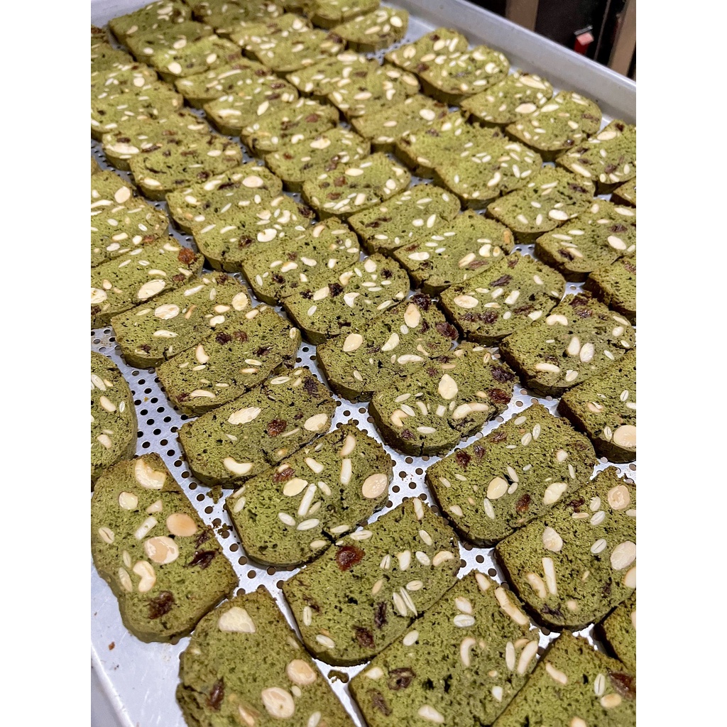 Bánh Biscotti Ăn Kiêng Nguyên Cám Không Đường Hỗ Trợ Giảm Cân Chuẩn Vị Ý (Vani - Chocolate - Matcha) 250g POLINUTS