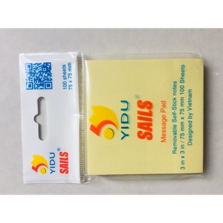 Giấy note 75x75mm(3x3) - 1 xấp