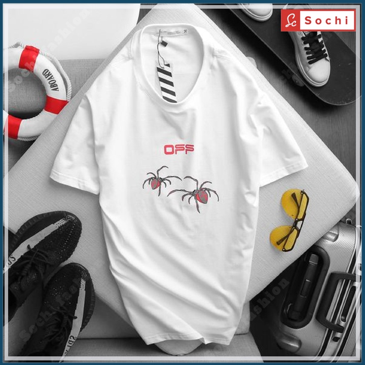 Áo thun nam tay ngắn cao cấp mùa hè chất mát hình in con nhện phong cách Hàn Quốc mã GZ305