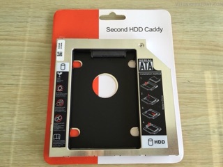 Caddy bay đổi dvd sang hdd dày/mỏng nhôm