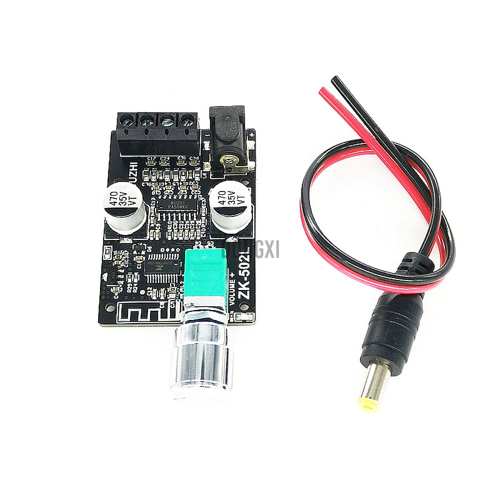 Mini version 20W 30W 40W 50WX2 Bluetooth1 5.0 digital power amplifier board with switch and adjustable volume