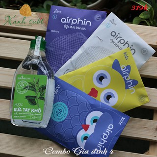 [Airphin] Combo Khẩu trang Gia Đình