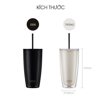 LY NHỰA 2 LỚP DOUBLEWALL COLDCUP by LOCK&LOCK