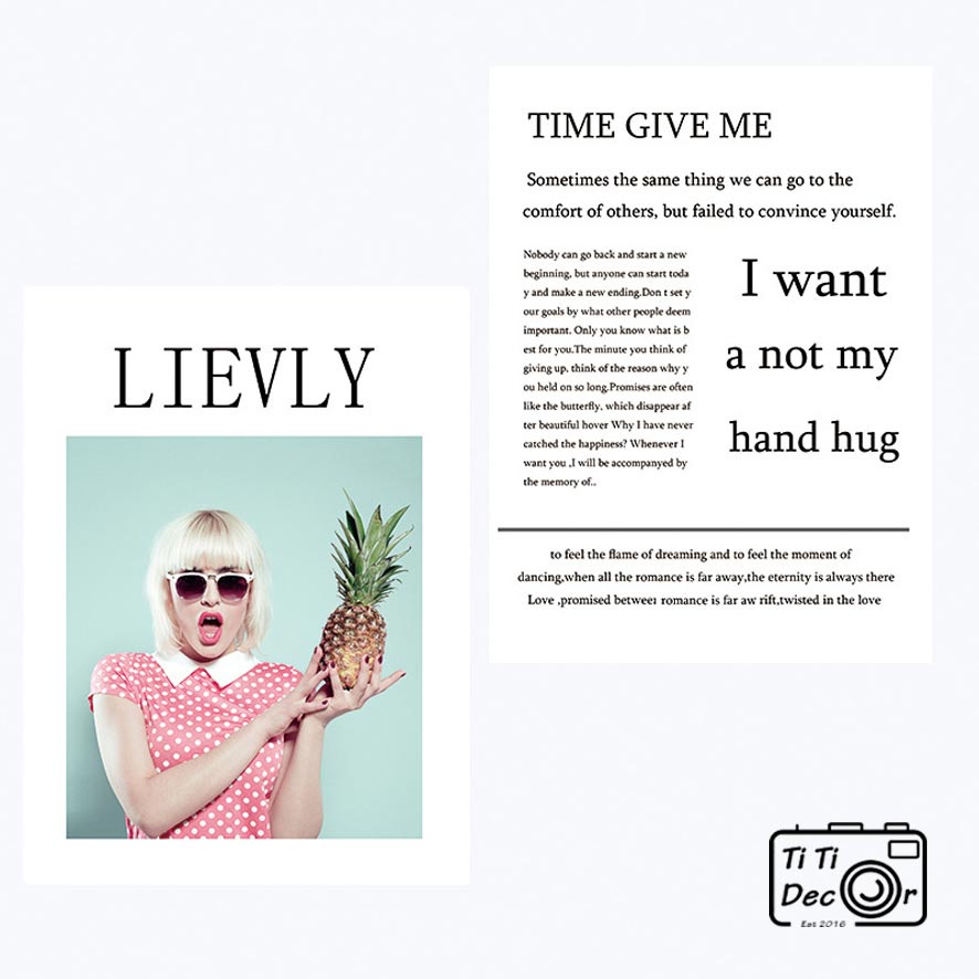 Tạp Chí Chụp Ảnh TiTi Decor Postcard Decor Nhà Cửa, Chụp Ảnh Thời Trang, Tạp Chí Tiếng Anh
