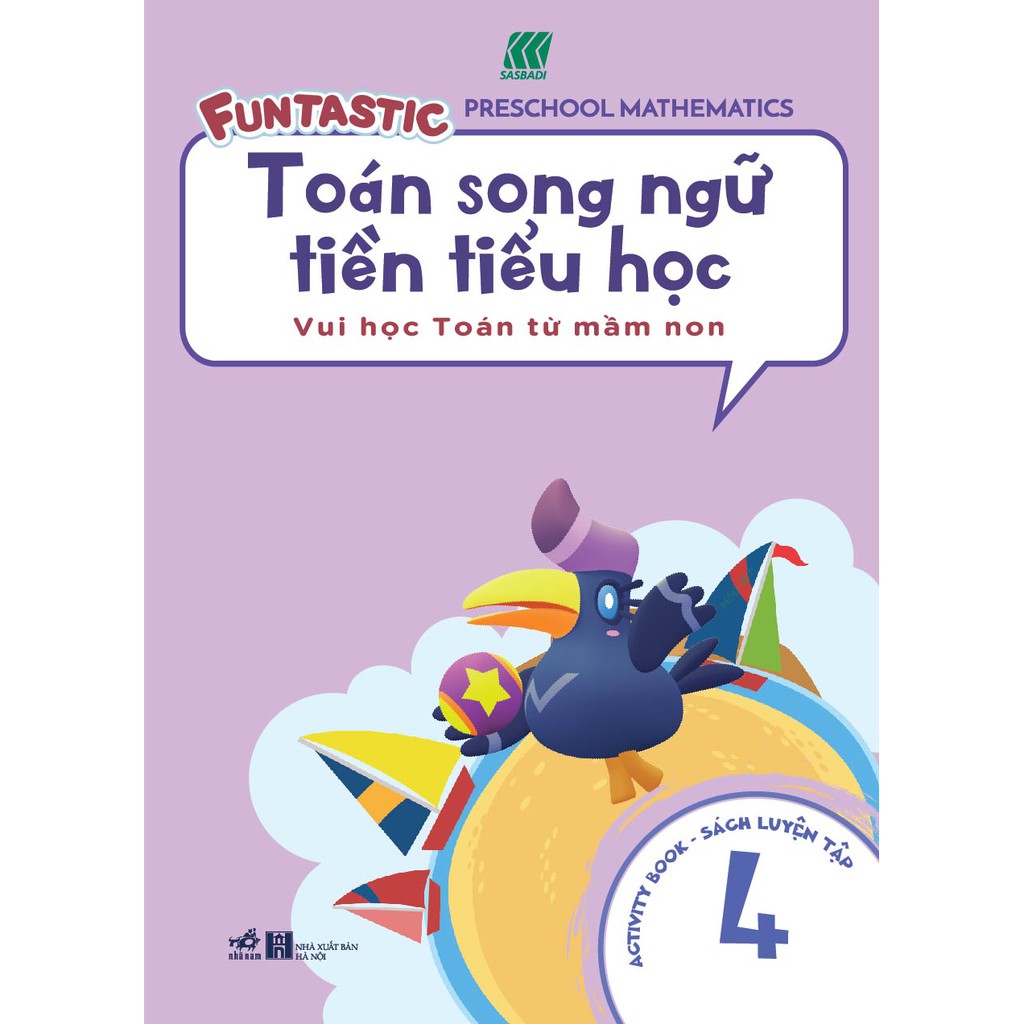 Sách - Toán Song Ngữ Tiền Tiểu Học - Sách luyện tập 4