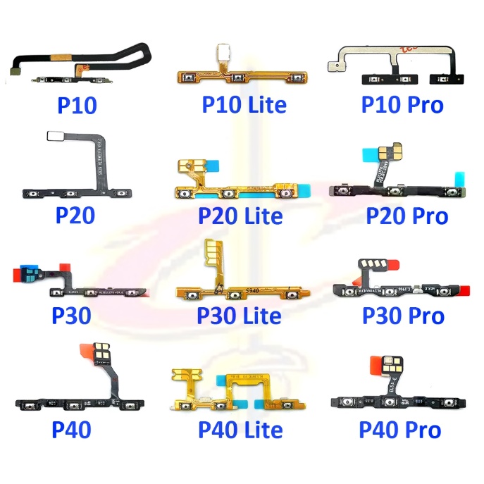 Mạch Nút Âm Lượng Cho Điện Thoại Huawei P9 P10 Plus P20 P30 P40 Pro lite