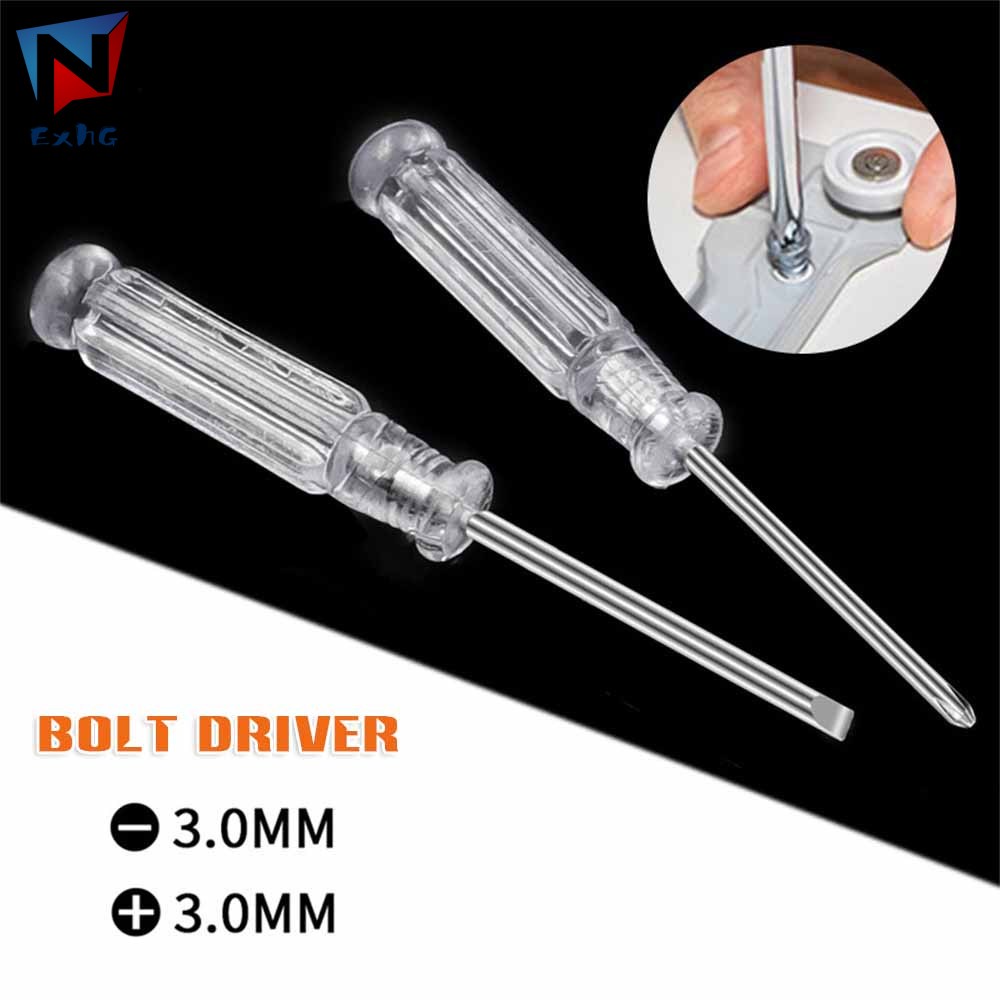 Tua Vít Mini Có Tay Cầm Trong Suốt Chống Gỉ Chịu Lực Cao 9.50 * 1.10 * 1.10 cm