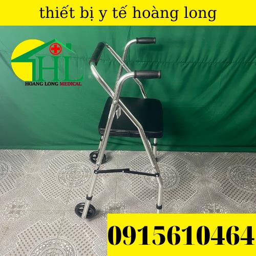 Khung Tập Đi Cho Người Già Có Ghế Ngồi Lucass W9