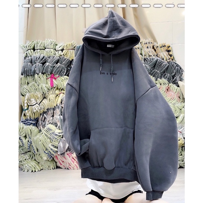 Áo hoodie Live s mplo nỉ mũ 2 lớp TTA866