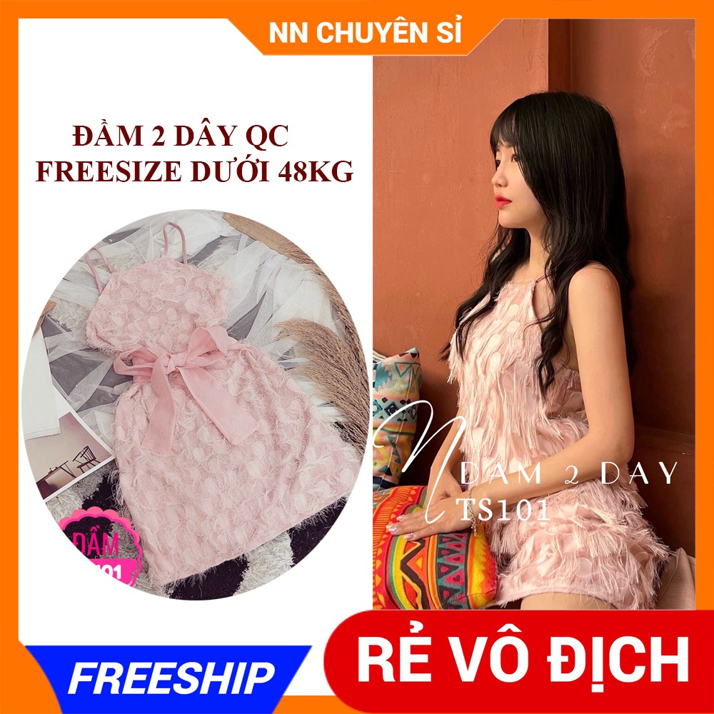 HÀNG CAO CẤP -TS101 ĐẦM LÔNG CỔ YẾM ⚡ VIDEO THẬT ⚡ ĐẦM CỔ YẾM CỰC XINH ⚡