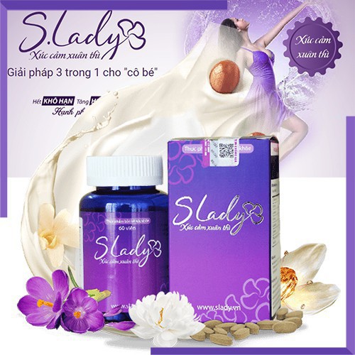 [CHÍNH HÃNG] Combo 2 hộp Slady - cân bằng nội tiết tố nữ HỘP 60V | BigBuy360 - bigbuy360.vn