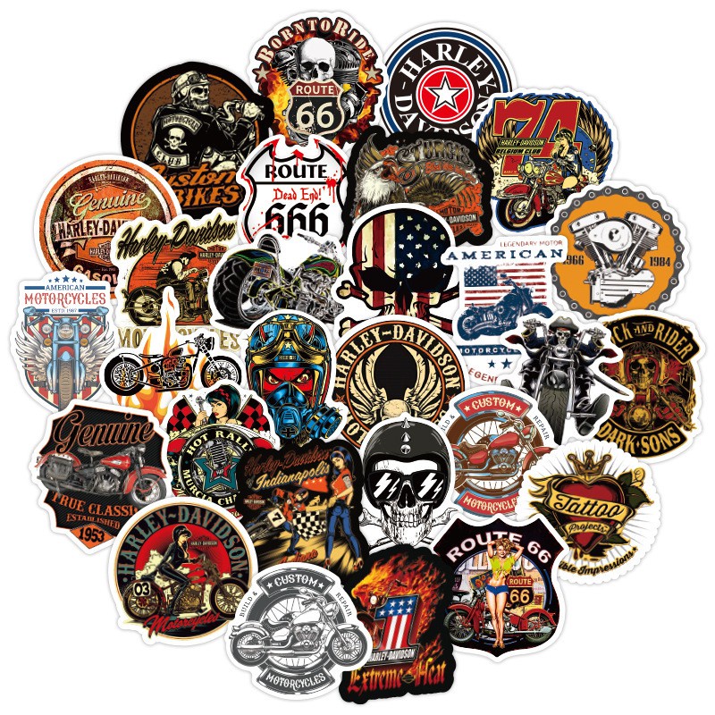 Set 10/ 25/ 50/ 100 miếng dán chống va chạm cho xe mô tô/ xe đạp/ xe hơi