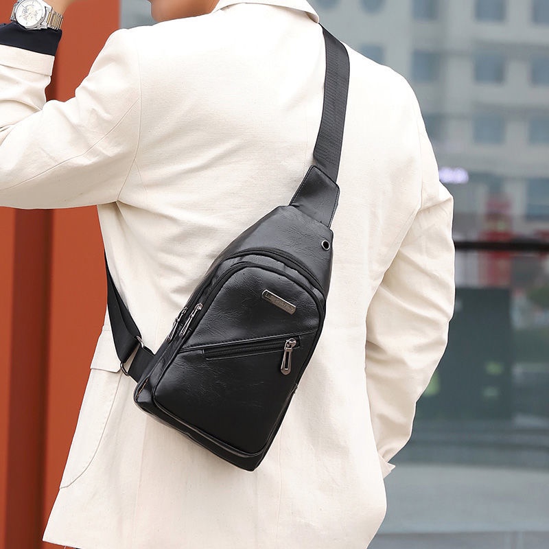 Phép thuật🎏Túi đeo chéo bằng da thời trang cá tính cho nam | BigBuy360 - bigbuy360.vn