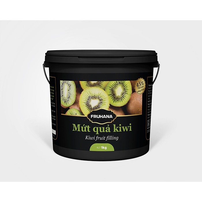 MỨT TRÁI CÂY FRUHANA HỘP 1KG (DÂU,VIỆT QUẤT,KIWI,MƠ TÂY)