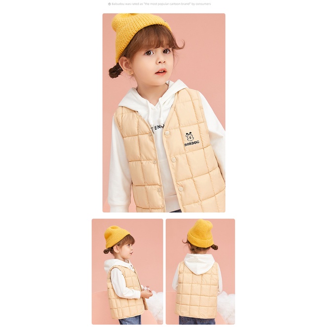Áo Khoác Đệm Dày Dặn Thời Trang Mùa Đông Cho Bé Gái