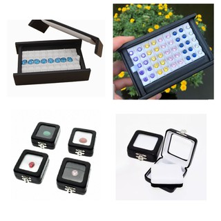 Hộp đựng đá quý khay đựng đá Chuyên dụng cho cacbochon và Facet Kim cương Đá Quý.