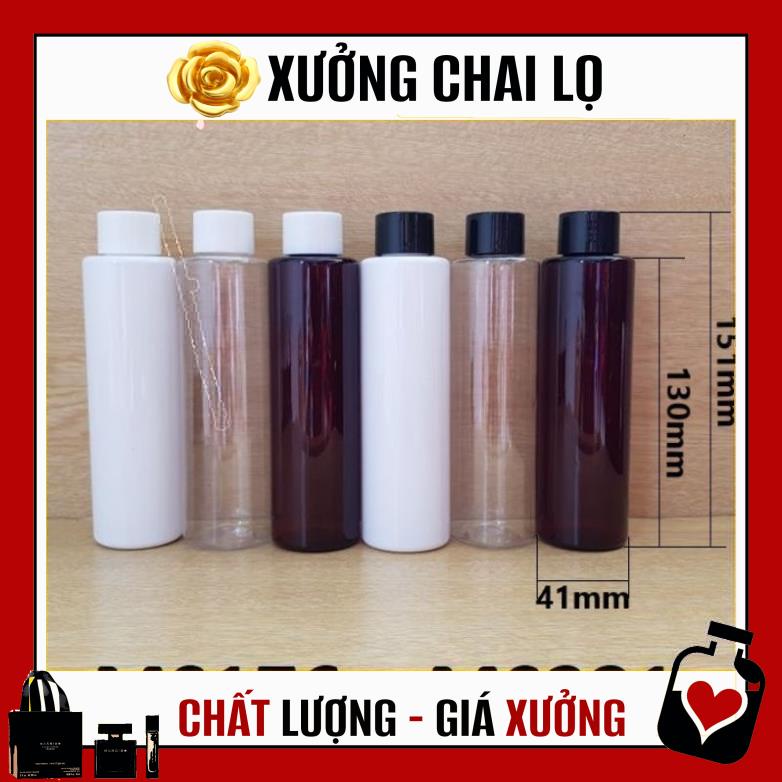 Chai Chiết Mĩ Phẩm ❤ TOP GIÁ RẺ ❤ Chai nhựa pet Nắp Vặn đen 150ml,200ml,250ml chiết mỹ phẩm , , phụ kiện du lịch