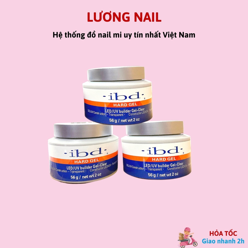 Gel đắp móng IBD nóng nhẹ 56g