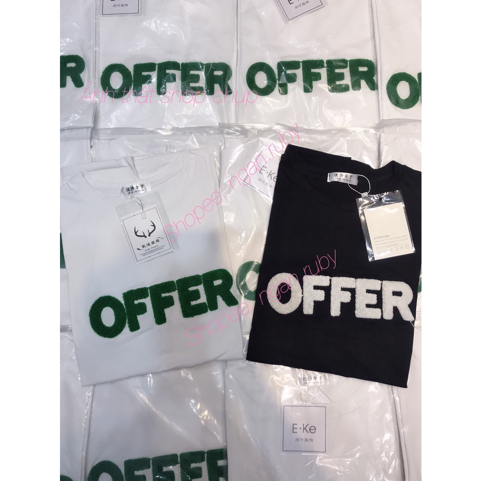 [ Hàng Chuẩn ] Áo Thun Nữ Quảng Châu Chất Mềm Mịn Mát Unisex 04