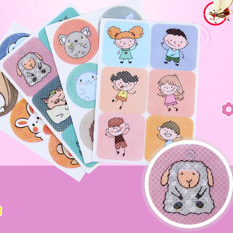 Set 36 Miếng Dán Tinh Dầu Chống Muỗi Không Độc Hại Giữ Côn Trùng Khi Đi Du Lịch Dành Cho Trẻ Em