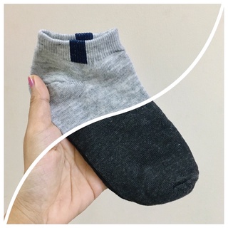 Tất trơn một màu đen, xám, trắng ¥00018