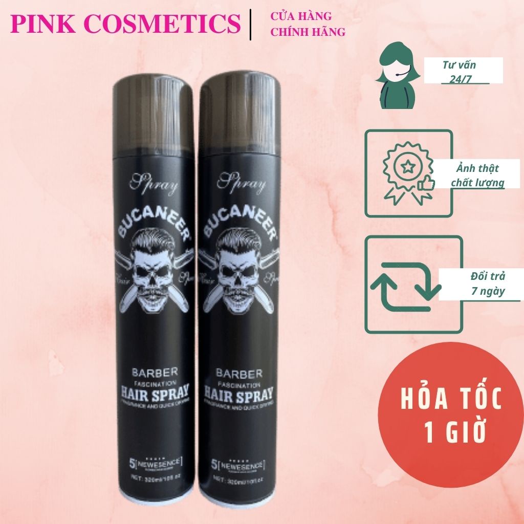 Gôm Xịt Tạo Kiểu Tóc Baber 320ml