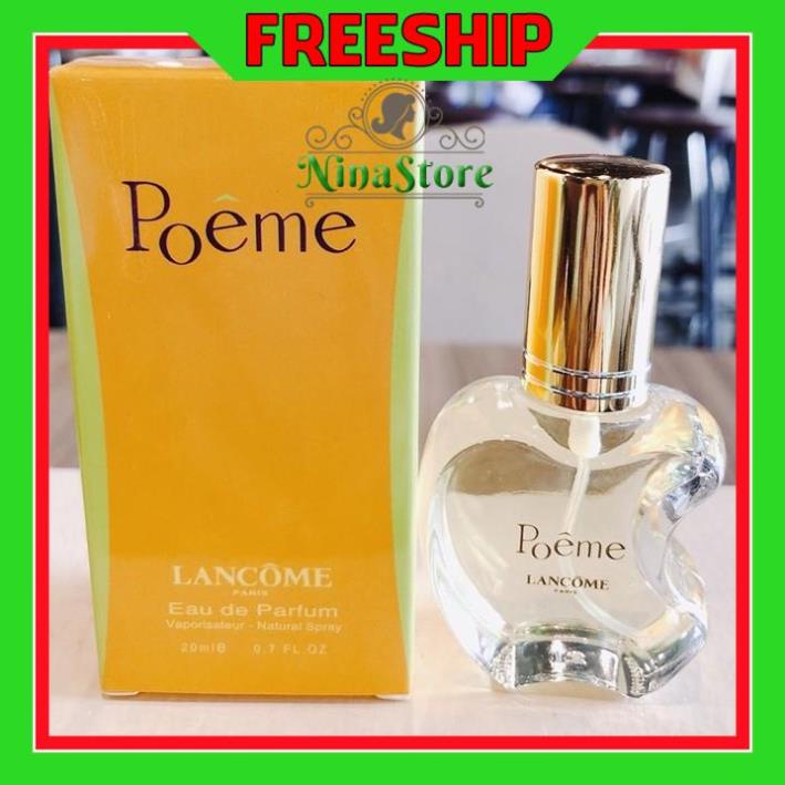 💘FREESHIP💘 Nước hoa nữ Lancome Poeme mini chiết chai 20ml dạng xịt mẫu táo- Mùi Lancôme Poeme EDP | BigBuy360 - bigbuy360.vn