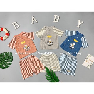 Bộ quần áo cộc tay cài lệch Father Care FC514