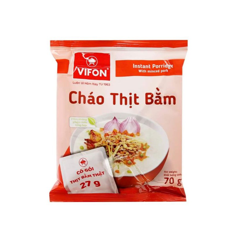 Cháo ăn liền Vifon đủ các hương vị