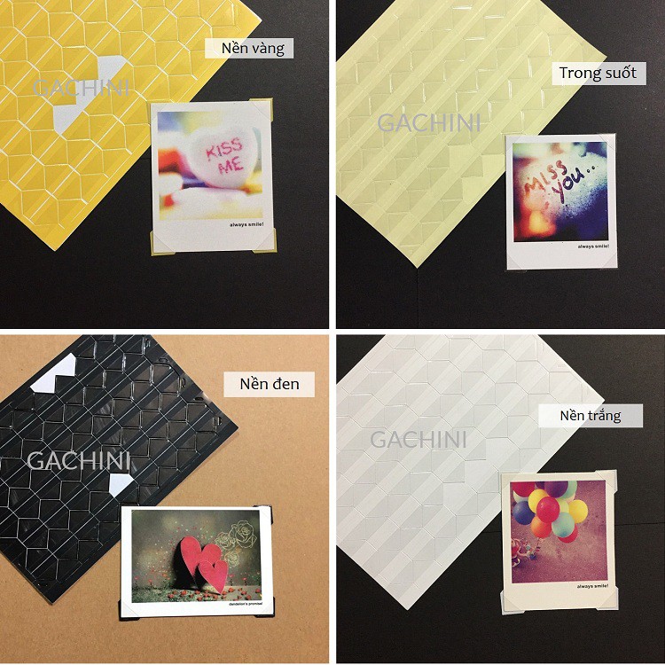 Sticker dán góc ảnh màu sắc STA002