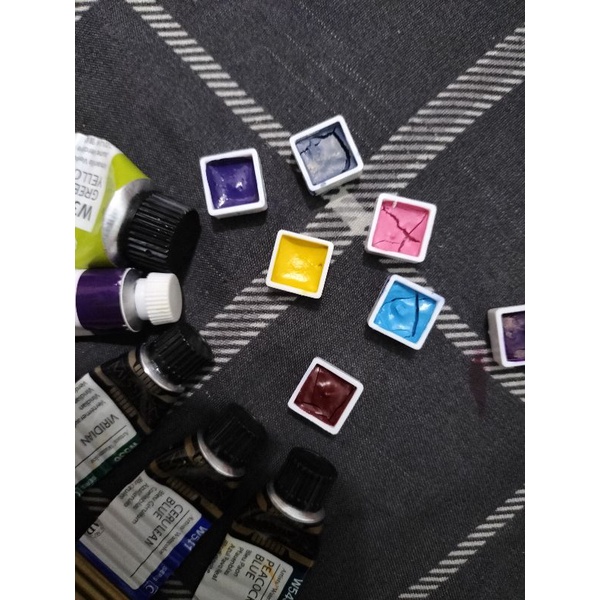 Lẻ 1 pan màu nước hạng hoạ sĩ 0.6 ml new