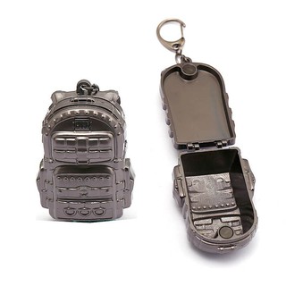 Móc khóa hình ba lô PUBG có thể mở bên dễ thương