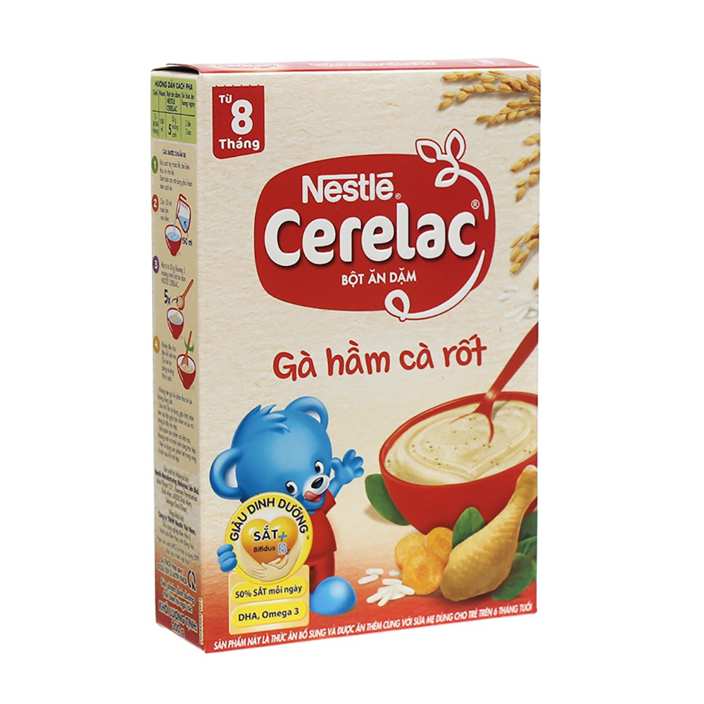 Bột ăn dặm Nestle cerelac